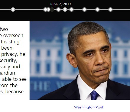 jQuery newsie-timeline